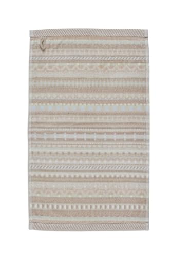 Pip Studio Geometric Print Gästehandtuch Sand 30x50cm (1 Stück) von Pip Studio