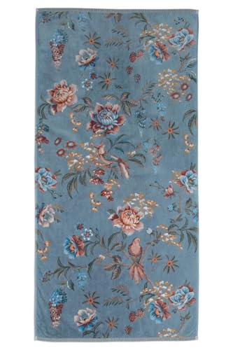 Pip Studio Große Handtuch Secret Garden Blau 70x140cm von Pip Studio