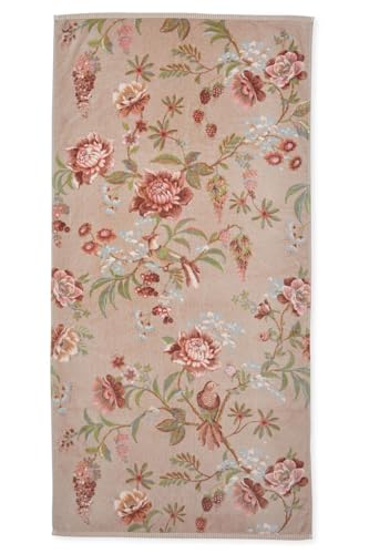 Pip Studio Große Handtuch Secret Garden Khaki 70x140cm von Pip Studio