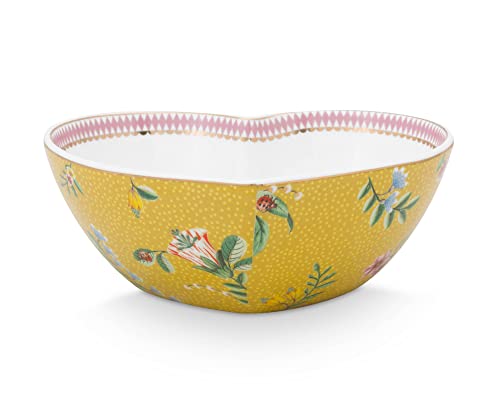 Pip Studio Herz Backform La Majorelle | Gelb - 16 x 14,5 x 6 von Pip Studio