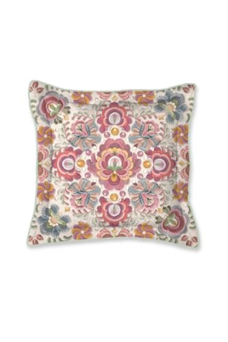 Pip Studio Il Ricamo Square Zierkissen Farbe Off-White Größe 45x45 von Pip Studio