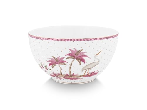 Pip Studio Jolie Dots Gold Pink Bowl 18cm von Pip Studio