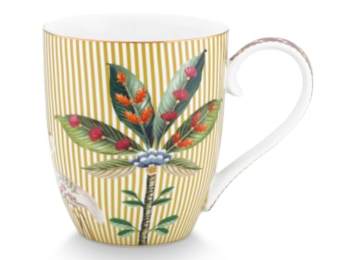 Pip Studio La Majorelle Henkelbecher XL gelb 0,45 l von Pip Studio