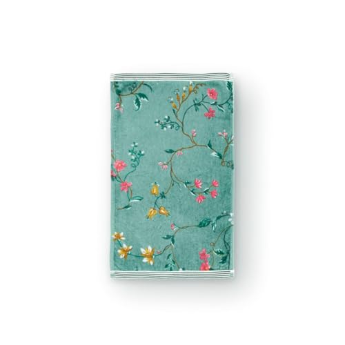 Pip Studio Les Fleurs Gästehandtuch Green 30x50cm (1 Stück) von Pip Studio