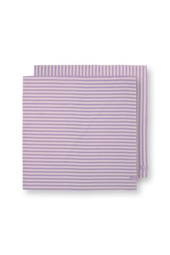 Pip Studio Stripes Set/2 Geschirrtüchern Lila von Pip Studio