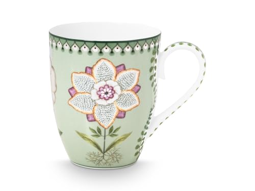 Pip Studio Lily&Lotus Light Green Becher Large 350ml von Pip Studio