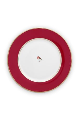 Pip Studio Love Birds Speiseteller rot 26,5cm von Pip Studio