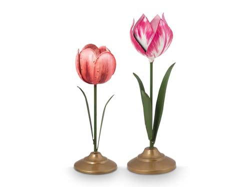Pip Studio Metal Pink Kerzenständer Set2 Pip Studio Metal Pink Kerzenständer Set2 von Pip Studio