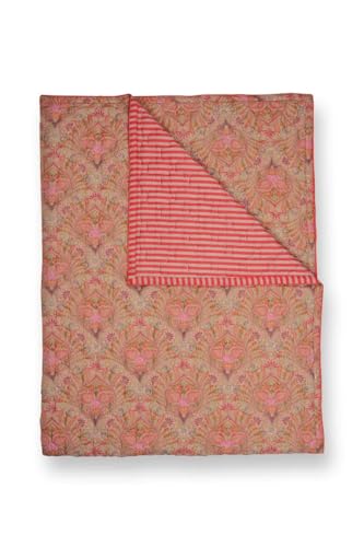 Pip Studio Quilt Alba Print Khaki 270x260cm von Pip Studio