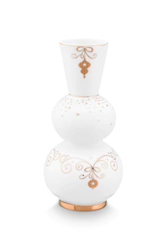 Pip Studio Royal Winter White Vase rund 15cm von Pip Studio
