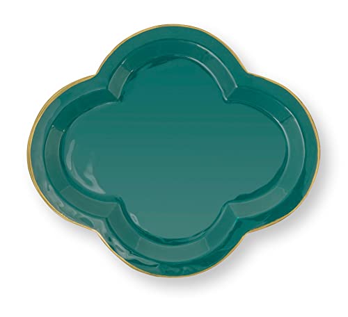 Pip Studio Tablett Home Accessoires Gross | Dark Green - 31 x 36 von Pip Studio