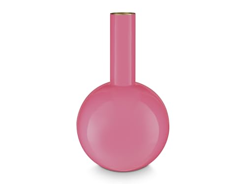 Pip Studio Vase Metal Medium Pink 19x33cm von Pip Studio