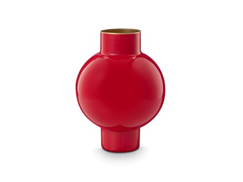 Pip Studio Vase Metall klein rot 18x24cm von Pip Studio
