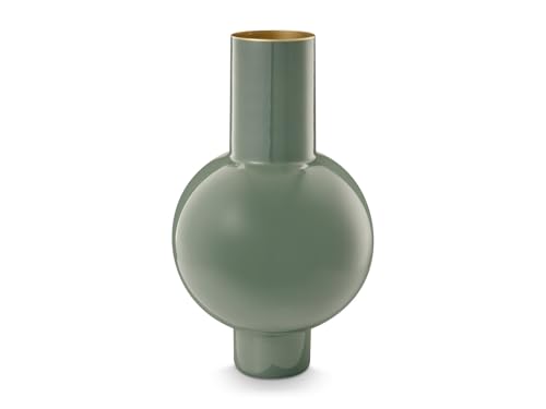Pip Studio Vase Metall mittel grün 24x40cm von Pip Studio