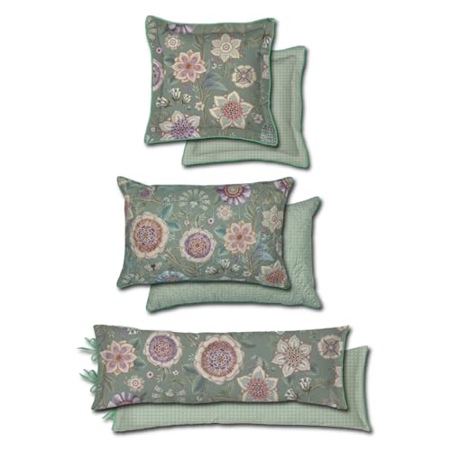 Pip Studio Viva Las Flores Long Zierkissen Farbe Green Größe 30x90 Cushion Wendedesign Blumen Pip Studio Viva Las Flores Long Zierkissen Farbe Green Größe 30x90 Cushion Wendedesign Blumen von Pip Studio