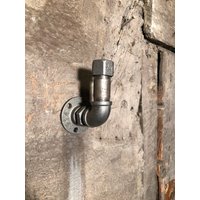 Kleiderhaken - Garderobenständer Haken Ursprünglicher Industriestil Industriegarderobe, Sanitär, Wasserhahn Modell 10 von PipeFittingProject