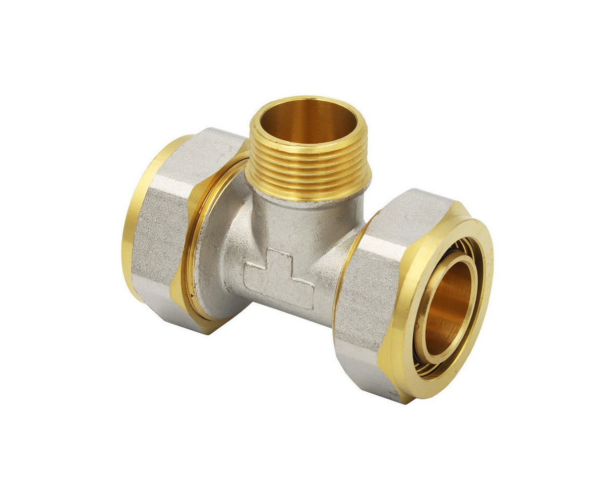 PipeTec Deutschland Gewindefitting Klemmring Schraubfitting T-Stück 32x3 mm 3/4 Zoll Aussengewinde von PipeTec Deutschland