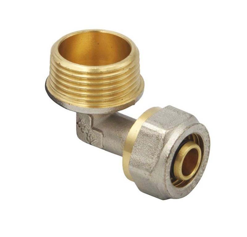 PipeTec Deutschland Gewindefitting Klemmring Schraubfitting Winkel 16x2 90° - 3/4 Zoll Aussengewinde von PipeTec Deutschland