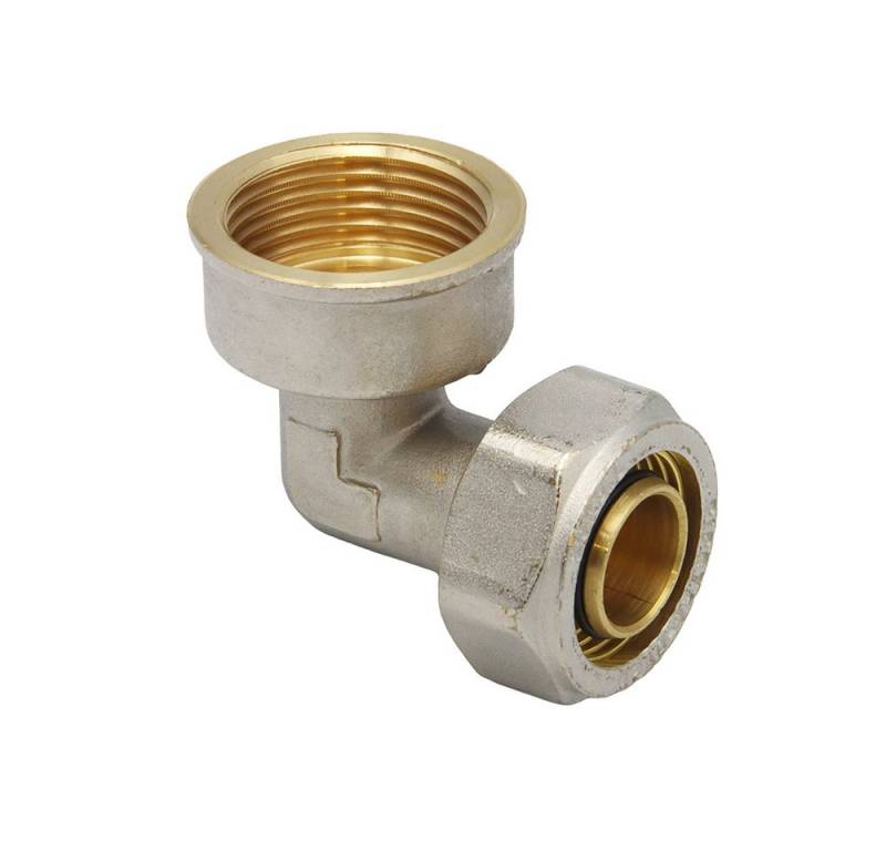 PipeTec Deutschland Gewindefitting Klemmring Schraubfitting Winkel 26x3 90° - 1 Zoll Innengewinde von PipeTec Deutschland