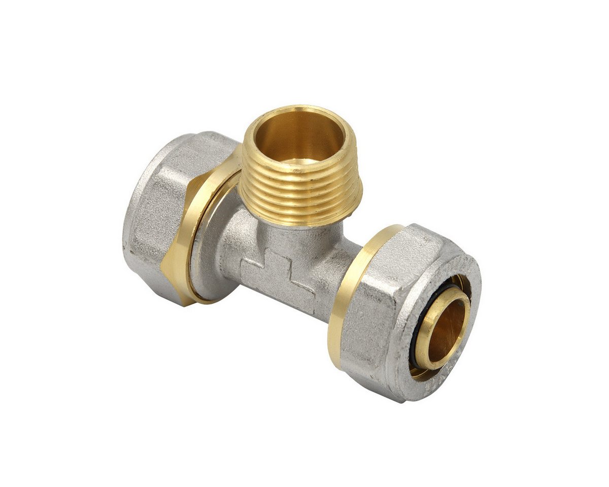 PipeTec Deutschland Gewindefitting Schraubfitting T-Stück 20x2mm 1/2 Zoll AG Fitting Abzweig Verbundrohr PipeTec Deutschland Gewindefitting Schraubfitting T-Stück 20x2mm 1/2 Zoll AG Fitting Abzweig Verbundrohr von PipeTec Deutschland