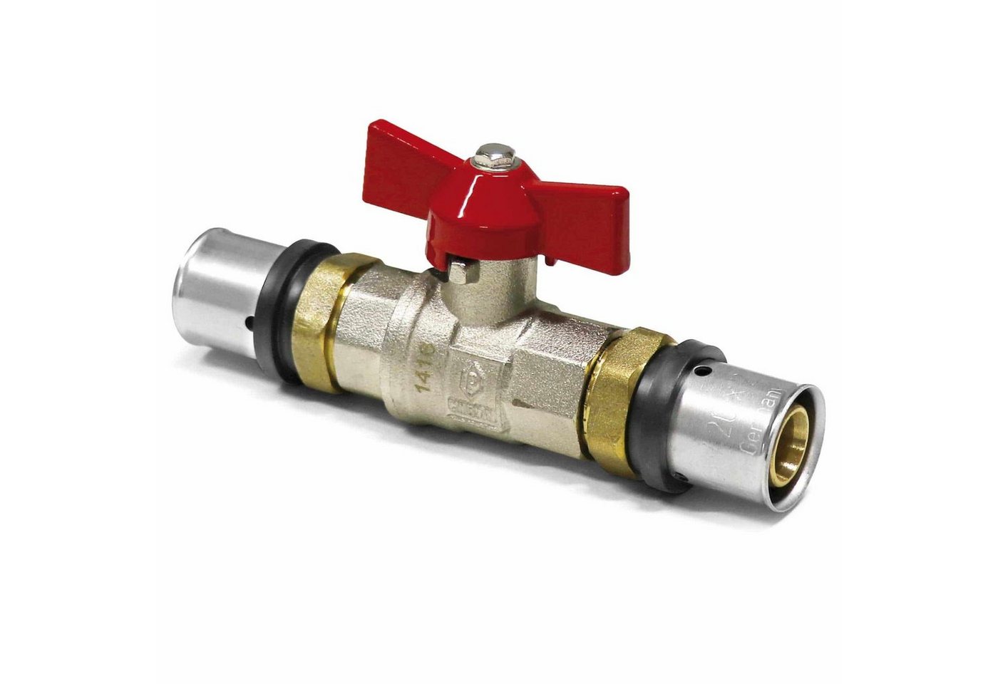 PipeTec Deutschland Pressfitting Pipetec Press- Heizungs-Kugelhahn, Alu-Verbundrohr Flügelgriff rot, inkl. beigl. Hebelgriff PipeTec Deutschland Pressfitting Pipetec Press- Heizungs-Kugelhahn, Alu-Verbundrohr Flügelgriff rot, inkl. beigl. Hebelgriff von PipeTec Deutschland