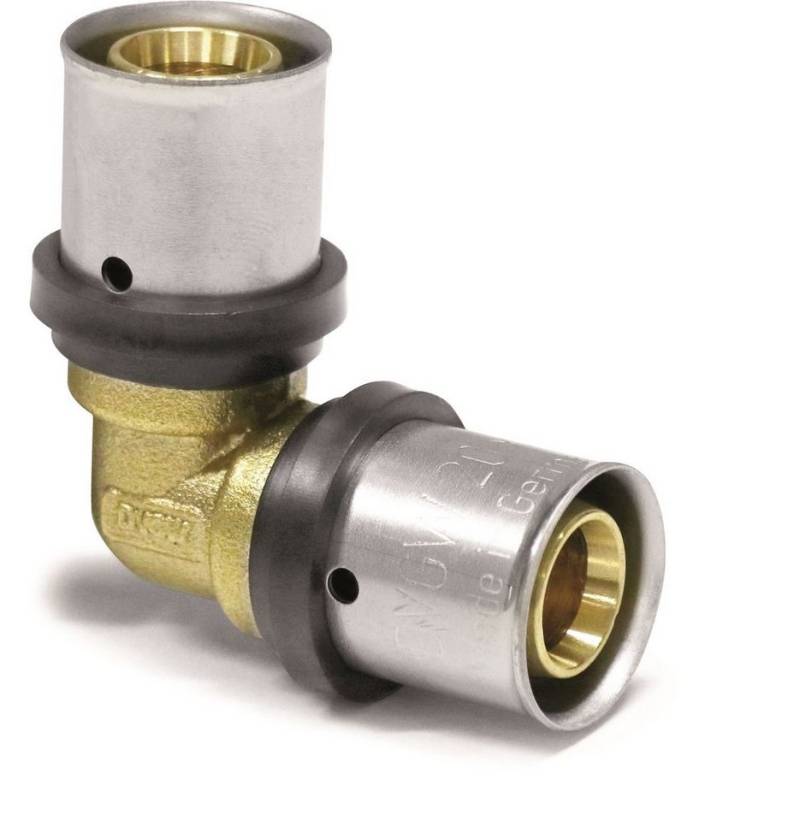 PipeTec Deutschland Pressfitting Pipetec Pressfitting Winkel 20x2 mm 90° TH Kontur Alu von PipeTec Deutschland