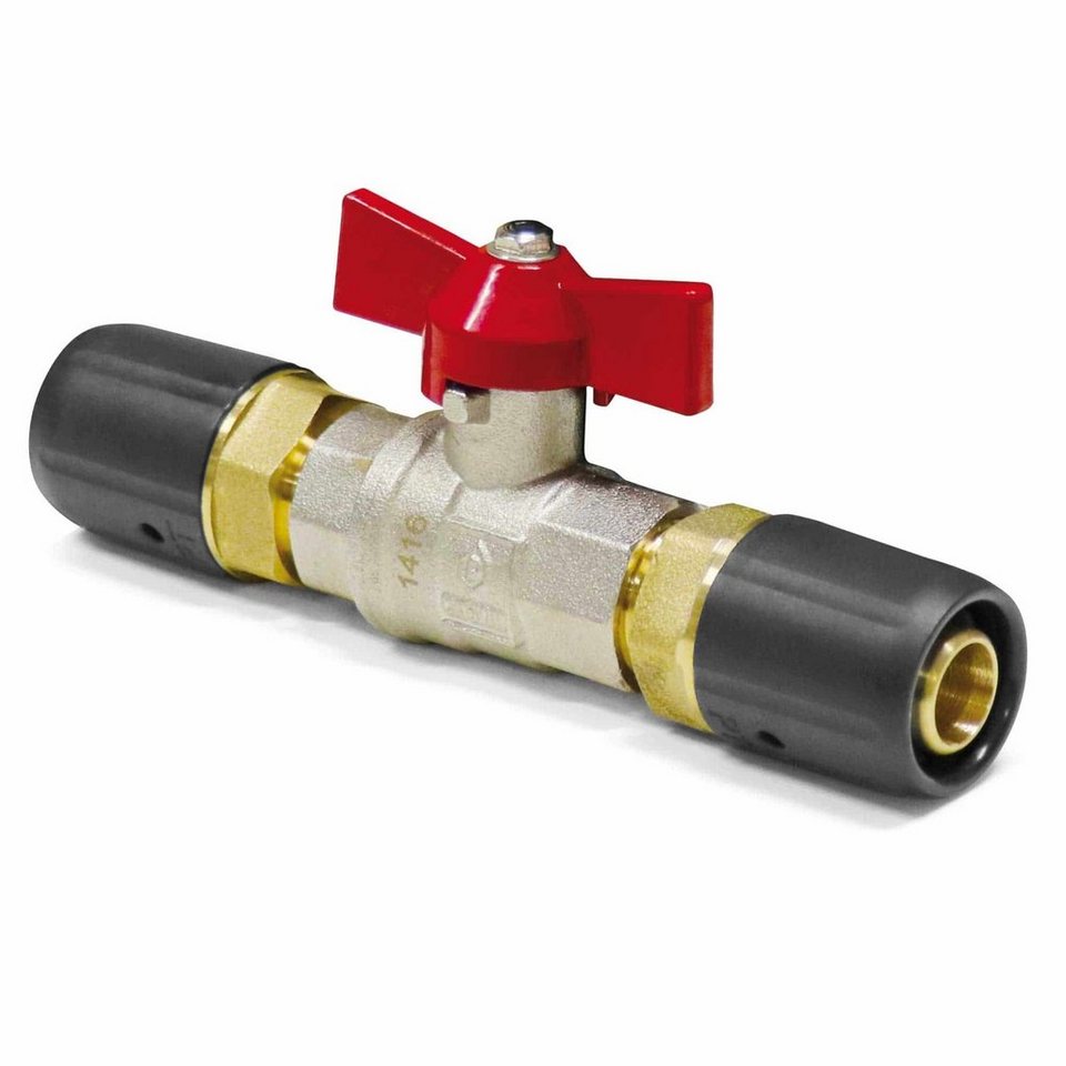 PipeTec Deutschland Steckfitting, Pipetec Steckfitting - Heizungs Kugelhahn mit Knebelgriff rot PipeTec Deutschland Steckfitting, Pipetec Steckfitting - Heizungs Kugelhahn mit Knebelgriff rot von PipeTec Deutschland