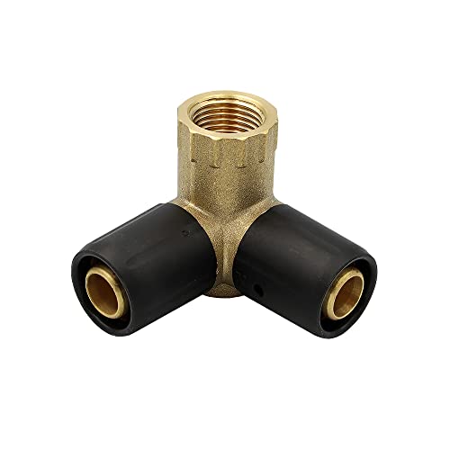 Pipetec Steckfitting Steck-Wandwinkel V-Form 20x2-1/2'-20x2 von PipeTec Deutschland