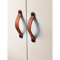 Ledergriff Serie "Muskat" Möbelgriff /Kommodengriff, Türgriff, Kommode Griff, Schrankgriff, Schubladengriff, Schrankzug, Zieht von Pipesathome