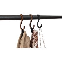 S-Haken Aus Holz/Walnuss Kirsche & Schwarzholz Garderobenhaken Echtem Kleiderhaken von Pipesathome
