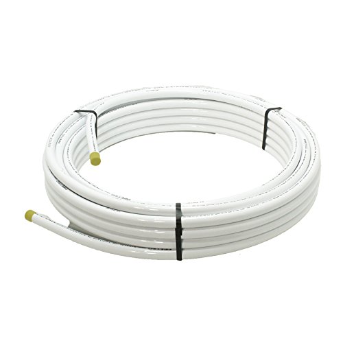 Pipetec Aluverbundrohr Aluminium Mehrschichtverbundrohr 16x2 mm 100m weiss PEX-Rohr Alu-Mehrschicht-Verbundrohr MV-Rohr Mehrschichtrohr Heizung Wasser von Pipetec