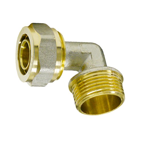 Schraub-Fitting Übergangswinkel i/AG 26 x 3,0 mm 3/4 Zoll von MegaHaustechnik