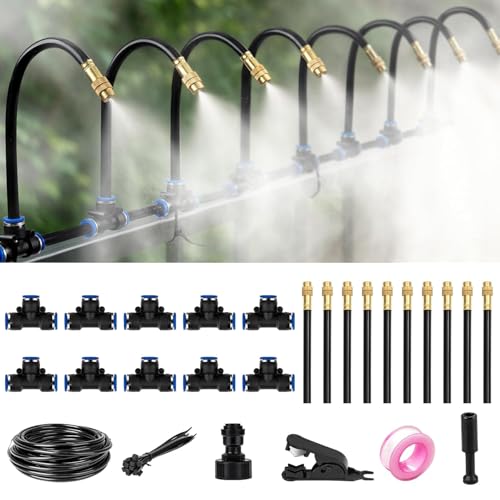 Bewässerungssystem Garten, 360° Flexibles Gartenbewässerungssystem, Automatisches Bewässerungs System, Irrigation System Garden, Drip Irrigation System für Bauernhof Rasenbewässerung von Pipihome