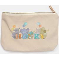 Personalisiertes Geschenk Für Kinder - Personalisierter Name Canvas Stiftetasche Mit Tierillustrationen Ist Das Perfekte Zur Schulzeit von PipitAndFox