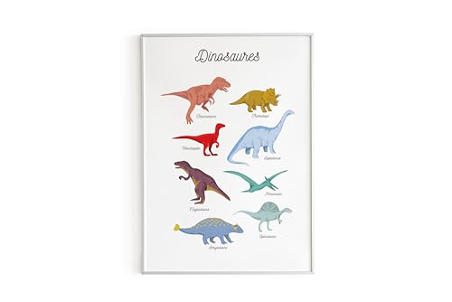 Piplet Paper Dinosaurier Poster DIN A3 von Piplet Paper