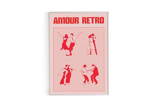 Piplet Paper Poster Amour Retro A3 von Piplet Paper