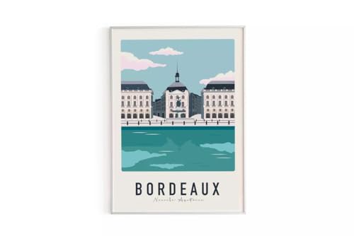 Piplet Paper Poster Bordeaux A3 von Piplet Paper