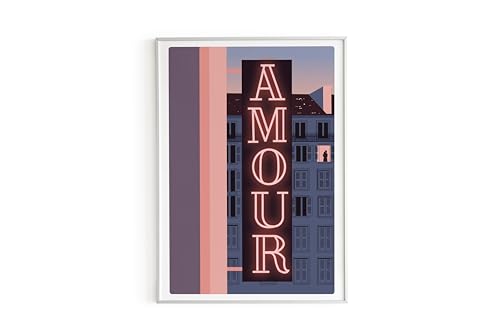 Piplet Paper Poster Hotel Amour A3 von Piplet Paper