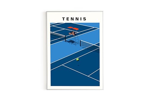 Piplet Paper Tennis Poster A3 von Piplet Paper