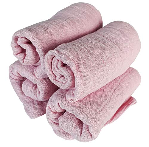 Pippi Mullwindeln 4er Pack Organic (Altrosa) von Pippi