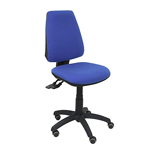 PIQUERAS Y CRESPO 14S – ergonomischer Bürostuhl mit MECANISMO SINCRO Parquet, Gewebe-Rollen Bali blau von Piqueras y Crespo