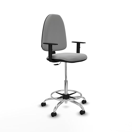 Piqueras y Crespo Aýna Arbeitshocker mit höhenverstellbarer Rückenlehne, 1D-Armlehnen und Permanentkontaktmechanismus, ideal als Bürostuhl Piqueras y Crespo Aýna Arbeitshocker mit höhenverstellbarer Rückenlehne, 1D-Armlehnen und Permanentkontaktmechanismus, ideal als Bürostuhl von Piqueras y Crespo