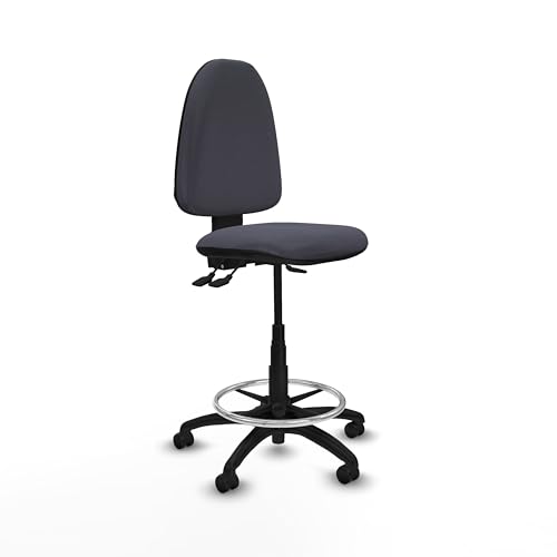 Piqueras y Crespo Aýna Bürostuhl mit Rollen, ideal als Mechanikerhocker und Schreibtischhocker, mit höhenverstellbarer Rückenlehne von Piqueras y Crespo