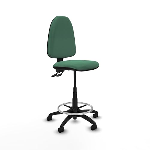 Piqueras y Crespo Aýna Hocker, hohe Bürostühle, ideal für den Schreibtisch, mit verstellbarer Rückenlehne und Permanentkontaktmechanismus, 4-6 Stunden Nutzungsdauer, bis zu 100 kg von Piqueras y Crespo
