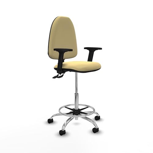 Piqueras y Crespo Aýna Hocker ideal für Schreibtisch und Büro, mit höhenverstellbarer Rückenlehne, 2D-Armlehnen und Permanentkontaktmechanismus, belastbar bis 100 kg Piqueras y Crespo Aýna Hocker ideal für Schreibtisch und Büro, mit höhenverstellbarer Rückenlehne, 2D-Armlehnen und Permanentkontaktmechanismus, belastbar bis 100 kg von Piqueras y Crespo