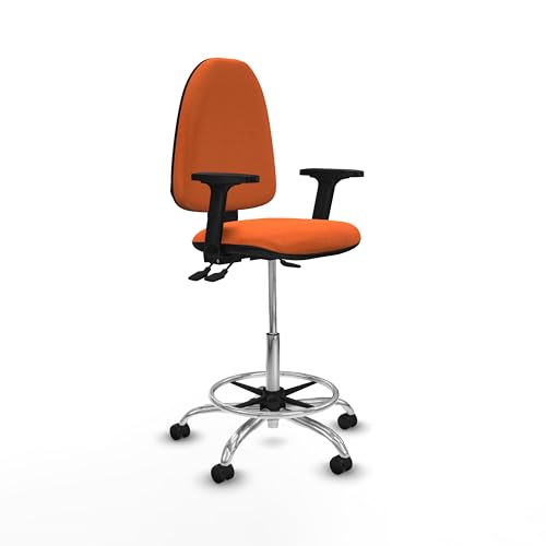 Piqueras y Crespo Aýna Hocker: Ergonomischer Bürostuhl mit höhenverstellbarer Rückenlehne, 2D-Armlehnen und Asincro-Mechanismus, ideal für 8 Stunden Nutzung und maximales Gewicht von 100 kg von Piqueras y Crespo