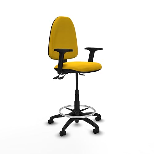 Piqueras y Crespo Aýna ergonomischer Bürostuhl mit höhenverstellbarer Rückenlehne, 2D-Armlehnen und Asincro-Mechanismus, ideal für 8 Stunden Nutzung und maximales Gewicht von 100 kg von Piqueras y Crespo