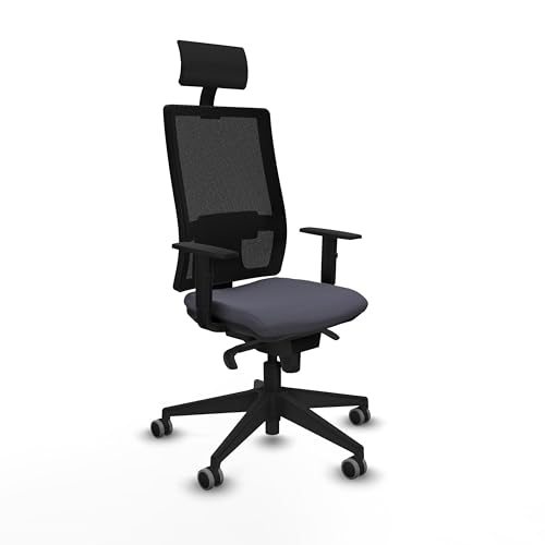 Piqueras y Crespo - Bequemer Studienstuhl mit verstellbarer Rückenlehne, 1D-Armen, festem Kopfteil und verstellbarer Lendenwirbelstütze, ideal für Büro und Schreibtisch. Piqueras y Crespo - Bequemer Studienstuhl mit verstellbarer Rückenlehne, 1D-Armen, festem Kopfteil und verstellbarer Lendenwirbelstütze, ideal für Büro und Schreibtisch. von Piqueras y Crespo