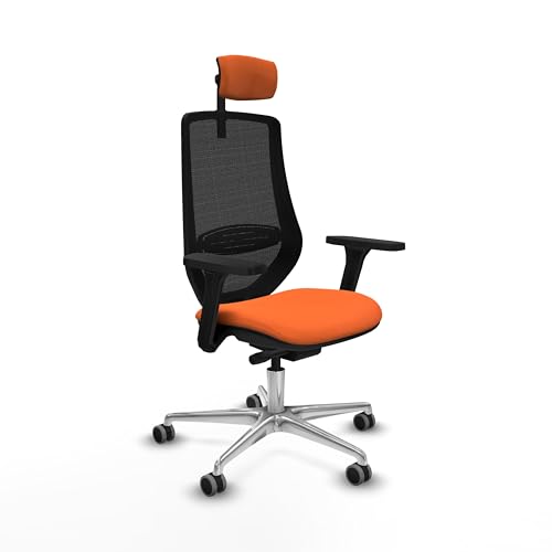 Piqueras y Crespo Bürostühle mit fester Rückenlehne, 2D-Kopfteil, Lendenwirbelstütze 1D, 3D-Arme, Synchron-/Rücklack-Mechanismus, 24-Stunden-Nutzung, Maximalgewicht 120 kg von Piqueras y Crespo
