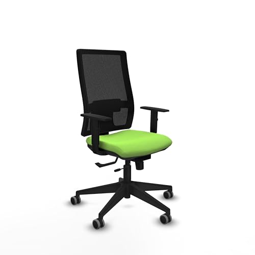Piqueras y Crespo Bürostuhl mit Fußstütze, höhenverstellbare Rückenlehne, 1D-Lendenwirbelstütze und 1D-Arme in attraktiver Farbe von Piqueras y Crespo